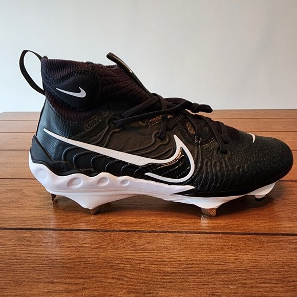 Nike Alpha Huarache NXT Black/White Baseball Cleats Men's Sz Various DJ6517-001 - Picture 4 of 7